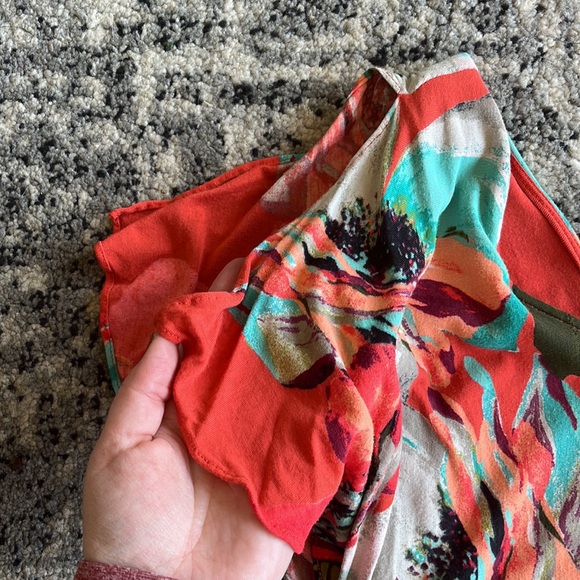 Tommy Bahama lined floral sundress with flutter sleeves - Picture 3 of 4